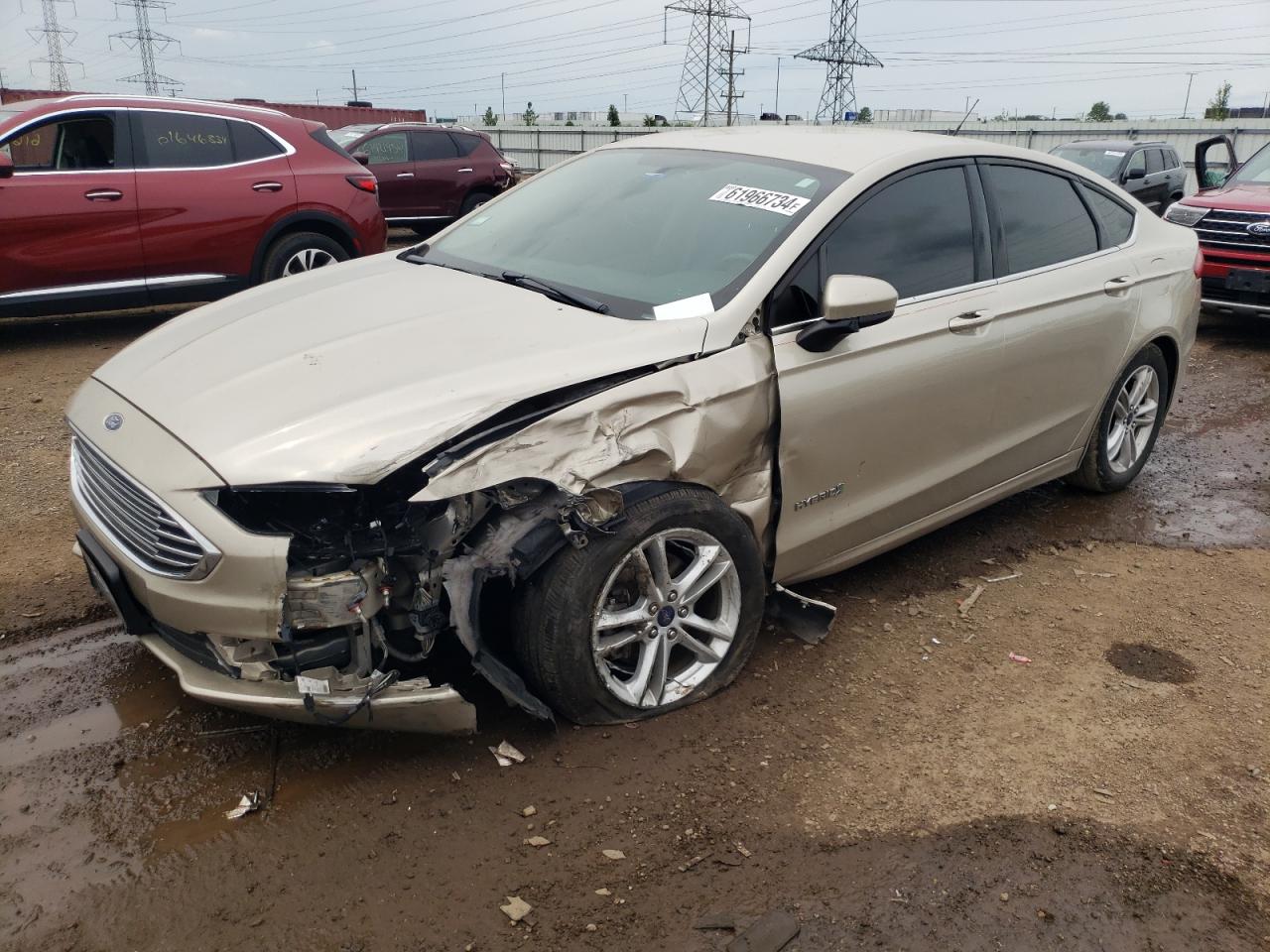 3FA6P0LU4JR235383 2018 FORD FUSION - Image 1