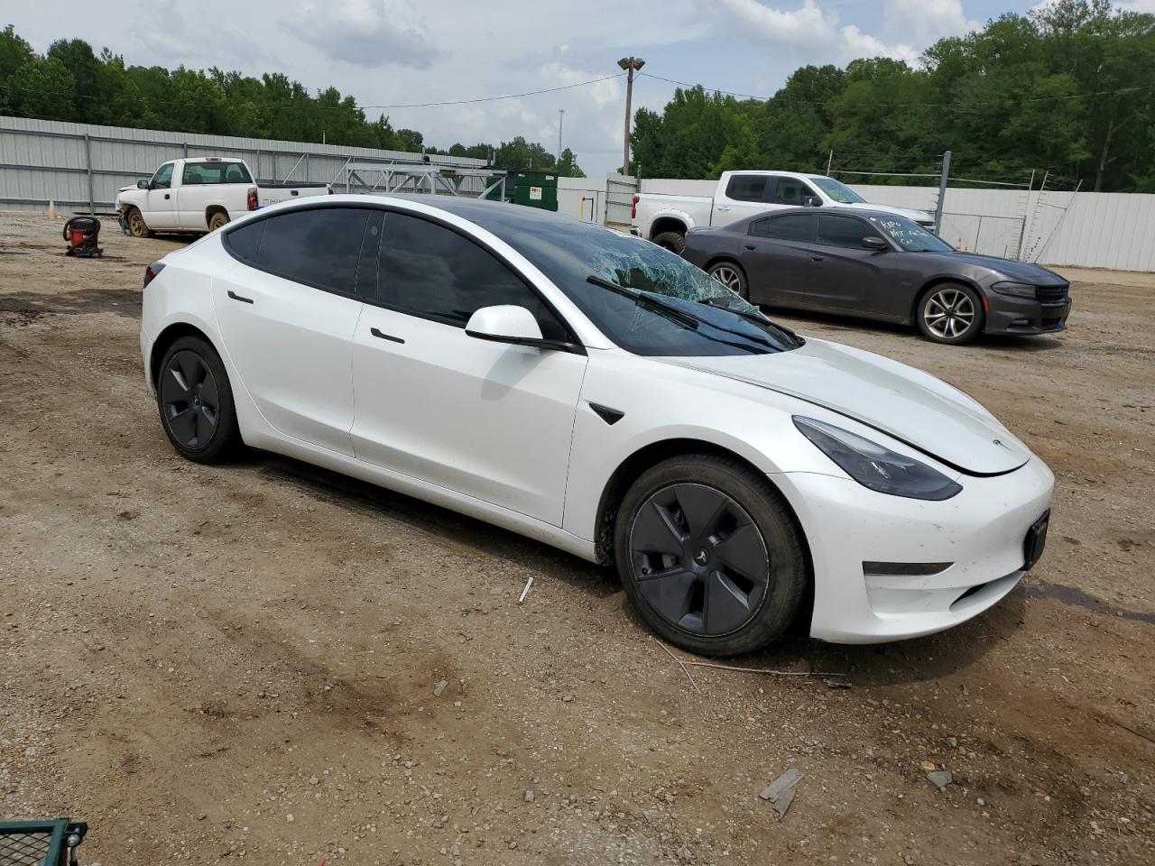 VIN 5YJ3E1EA5NF351193 2022 TESLA MODEL 3 no.4