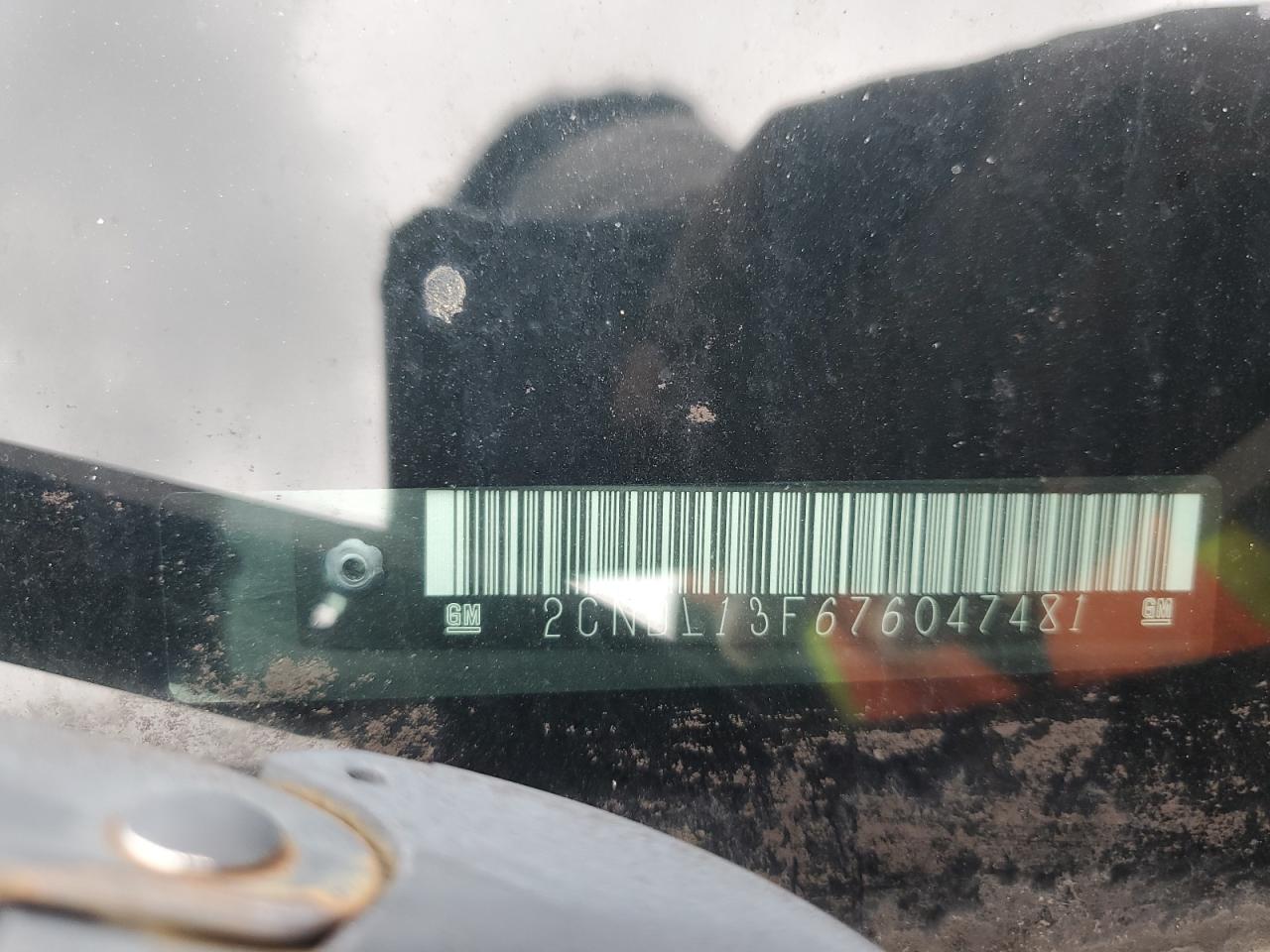 2007 Chevrolet Equinox Ls VIN: 2CNDL13F676047481 Lot: 64763844