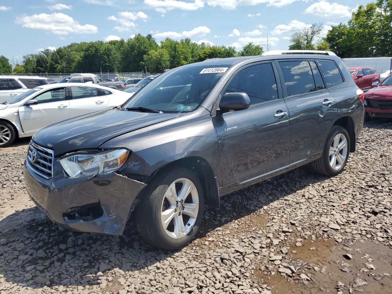 2008 Toyota Highlander Limited VIN: JTEES42A382063859 Lot: 61412864