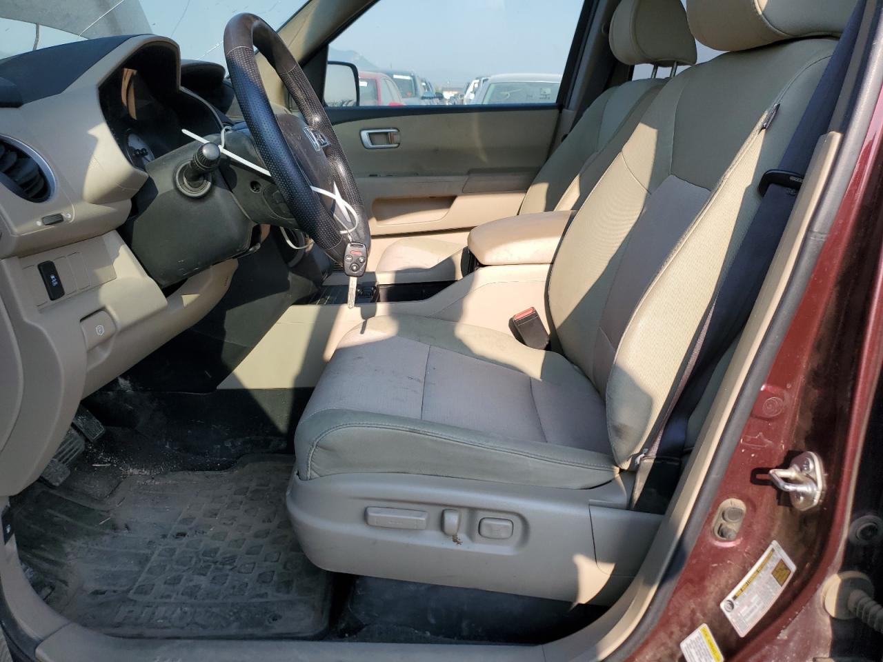 2012 Honda Pilot Ex VIN: 5FNYF4H49CB049736 Lot: 62270234