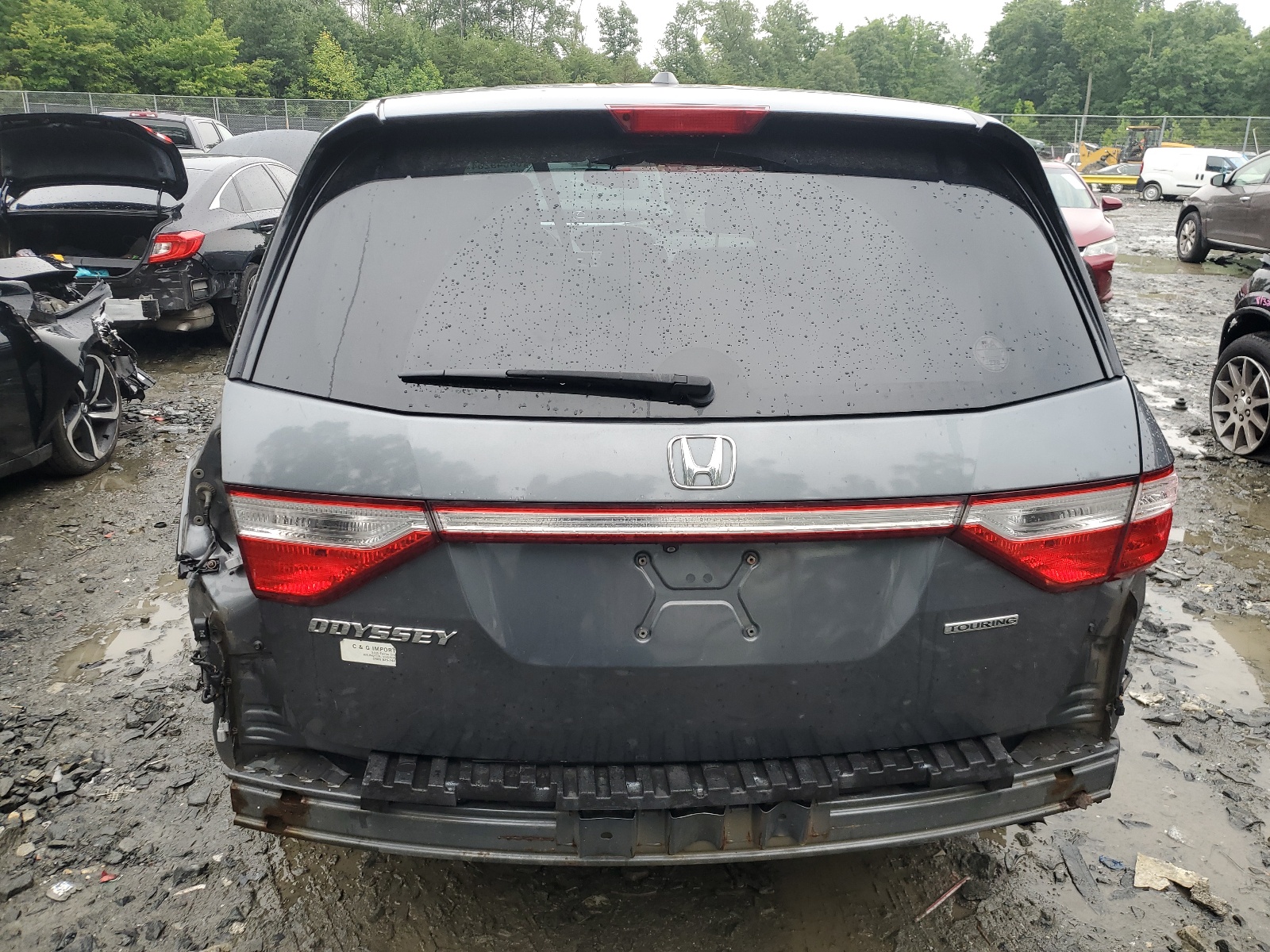 5FNRL5H9XBB042369 2011 Honda Odyssey Touring