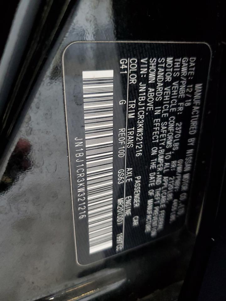 2019 Nissan Rogue Sport S VIN: JN1BJ1CR3KW321216 Lot: 64967064