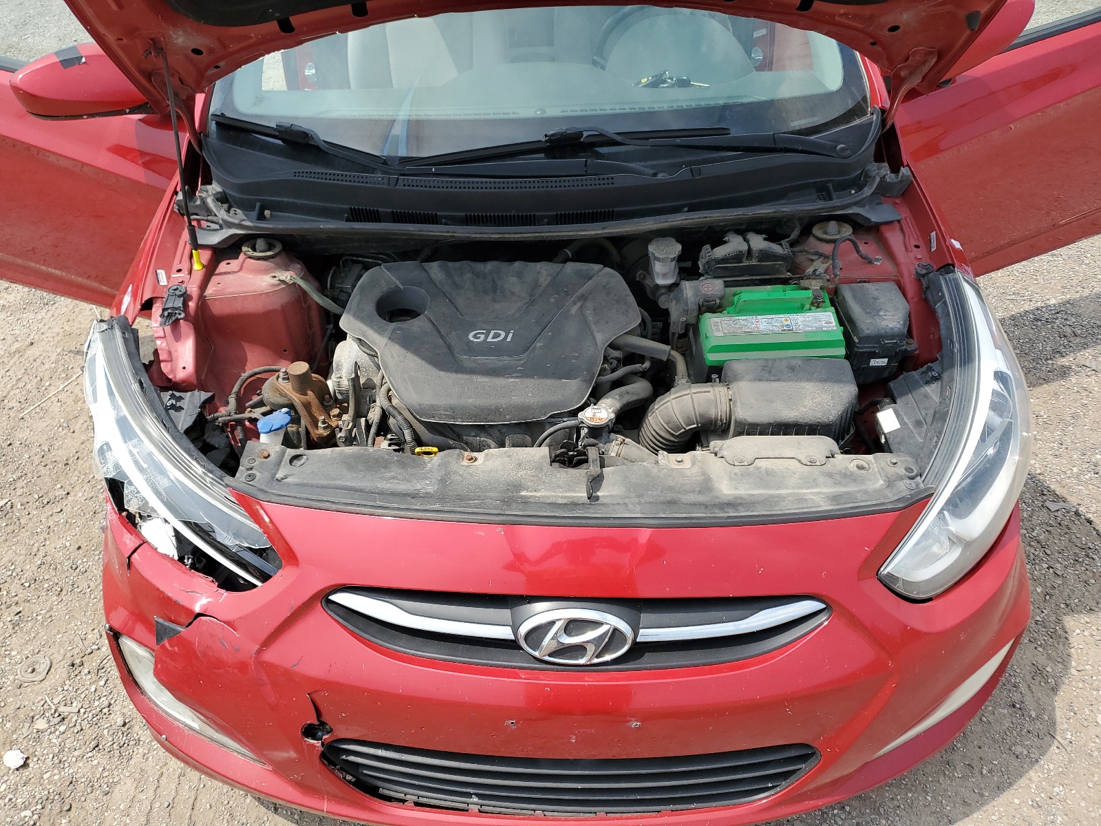 KMHCT4AE4FU829155 2015 Hyundai Accent Gls