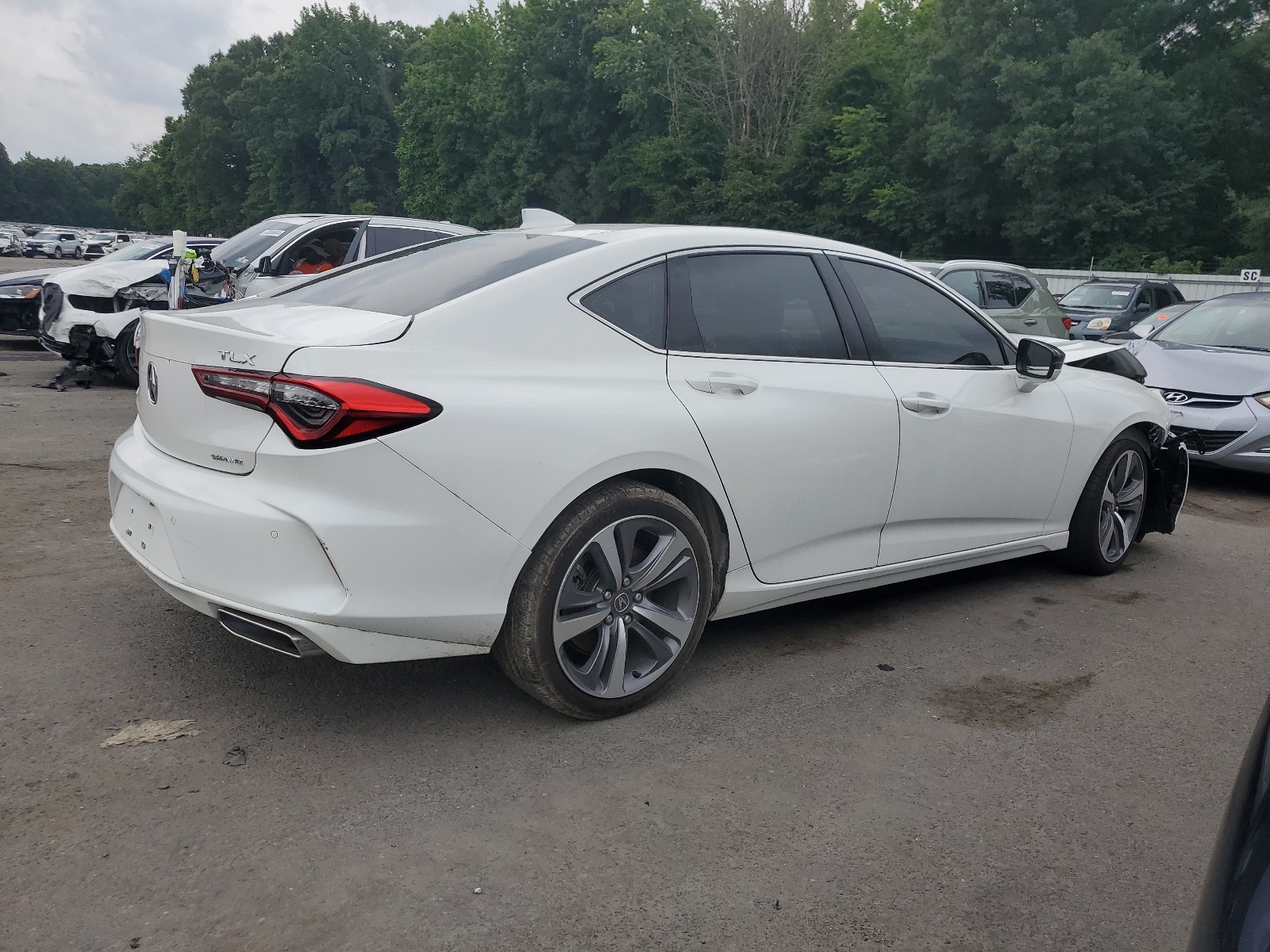 2021 Acura Tlx Advance vin: 19UUB6F68MA005006