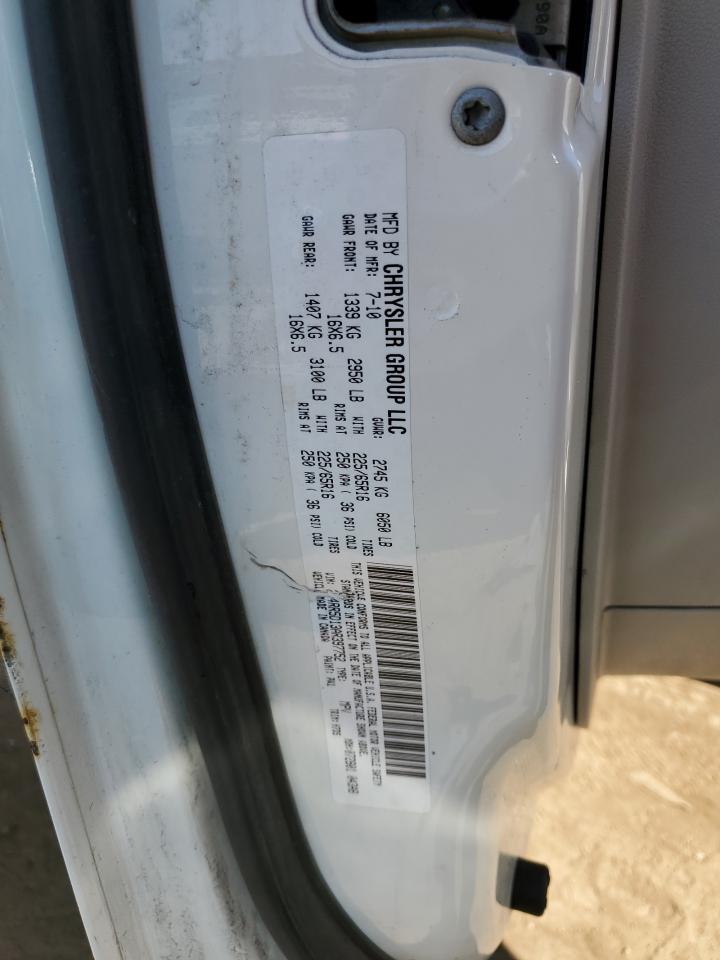 2010 Chrysler Town & Country Touring VIN: 2A4RR5D13AR397752 Lot: 65048314