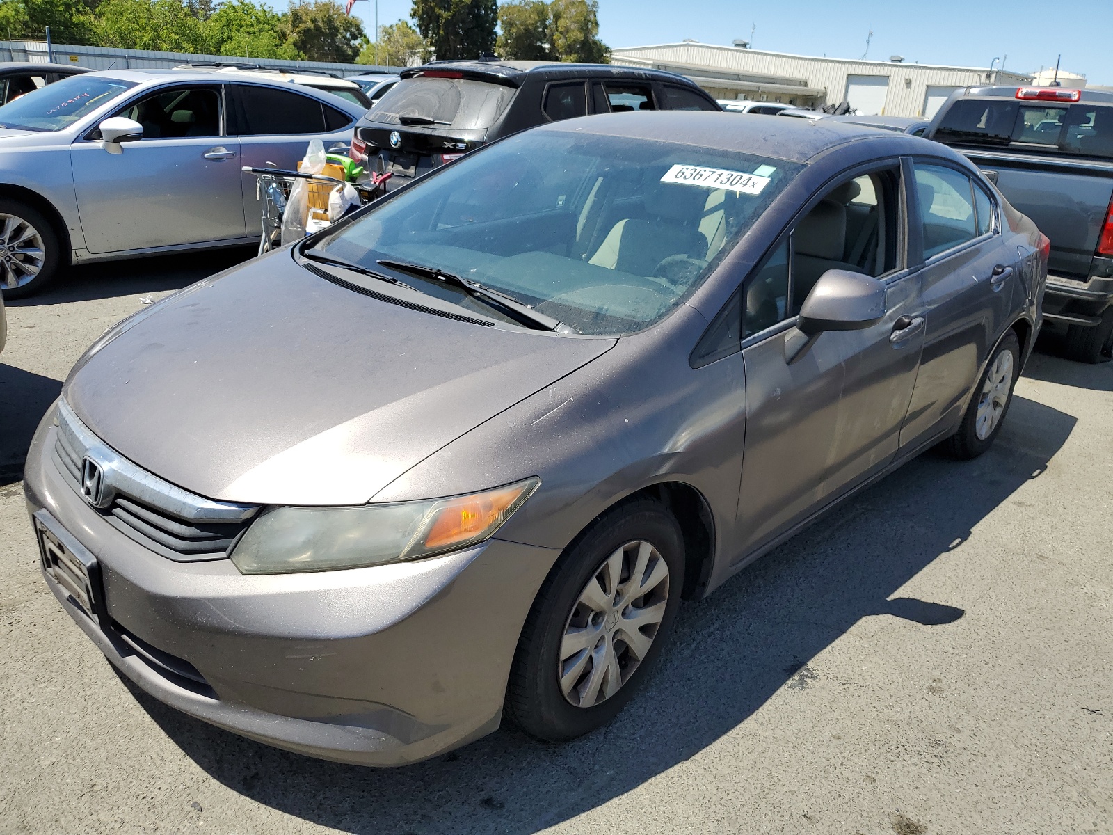 19XFB2F56CE360890 2012 Honda Civic Lx