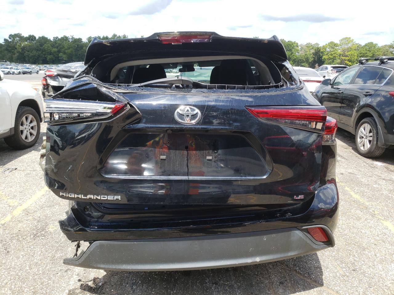 2022 Toyota Highlander L VIN: 5TDZZRAH5NS544195 Lot: 62632364