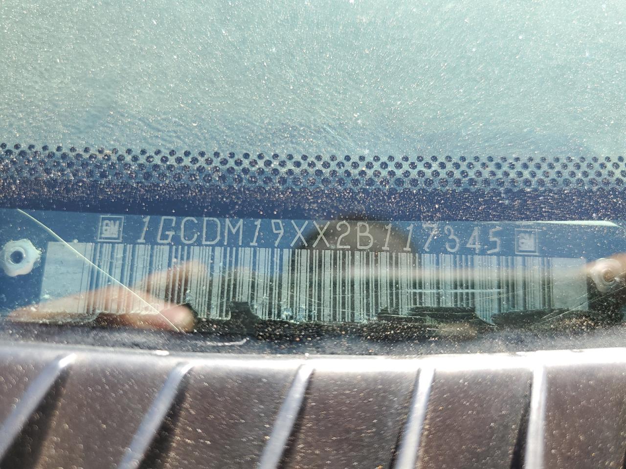 2002 Chevrolet Astro VIN: 1GCDM19XX2B117345 Lot: 64441344