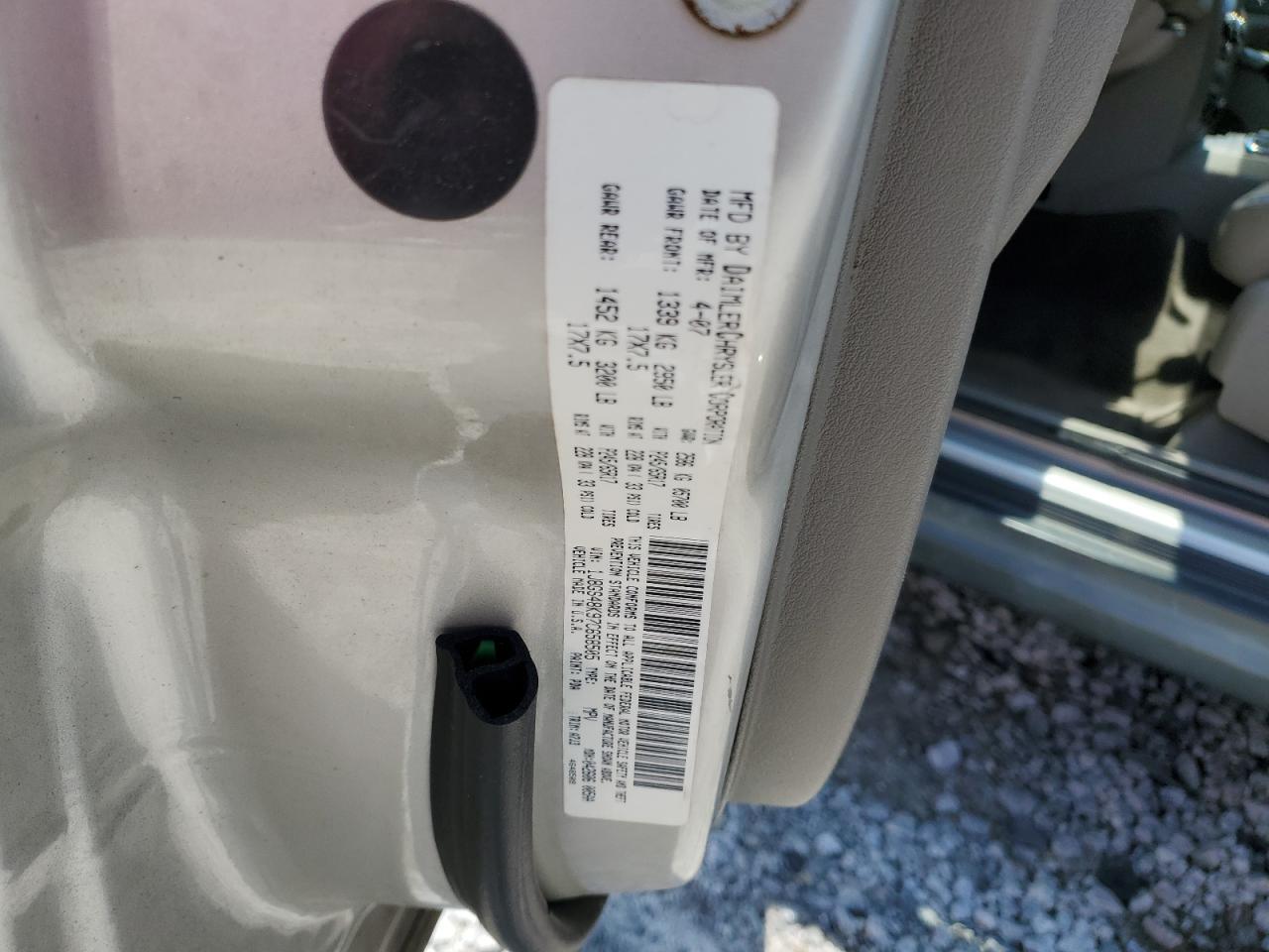 2007 Jeep Grand Cherokee Laredo VIN: 1J8GS48K97C658505 Lot: 65550314