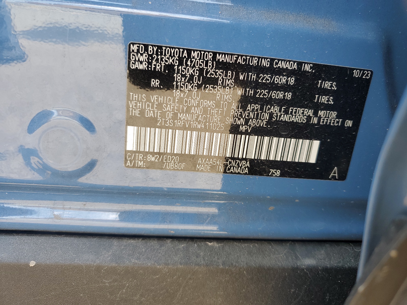 2T3S1RFV1RW411025 2024 Toyota Rav4 Trd Off Road