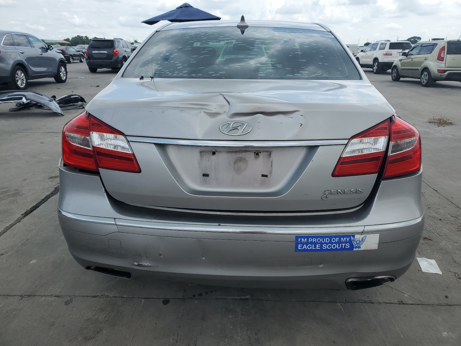 KMHGC4DD4CU168887 2012 Hyundai Genesis 3.8L