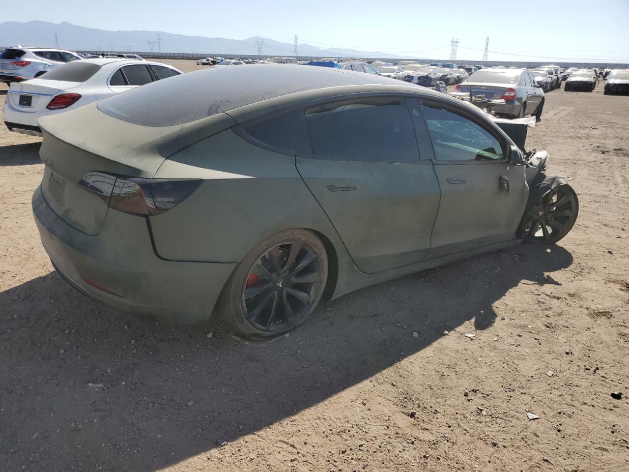 VIN 5YJ3E1EA8JF023633 2018 TESLA MODEL 3 no.3