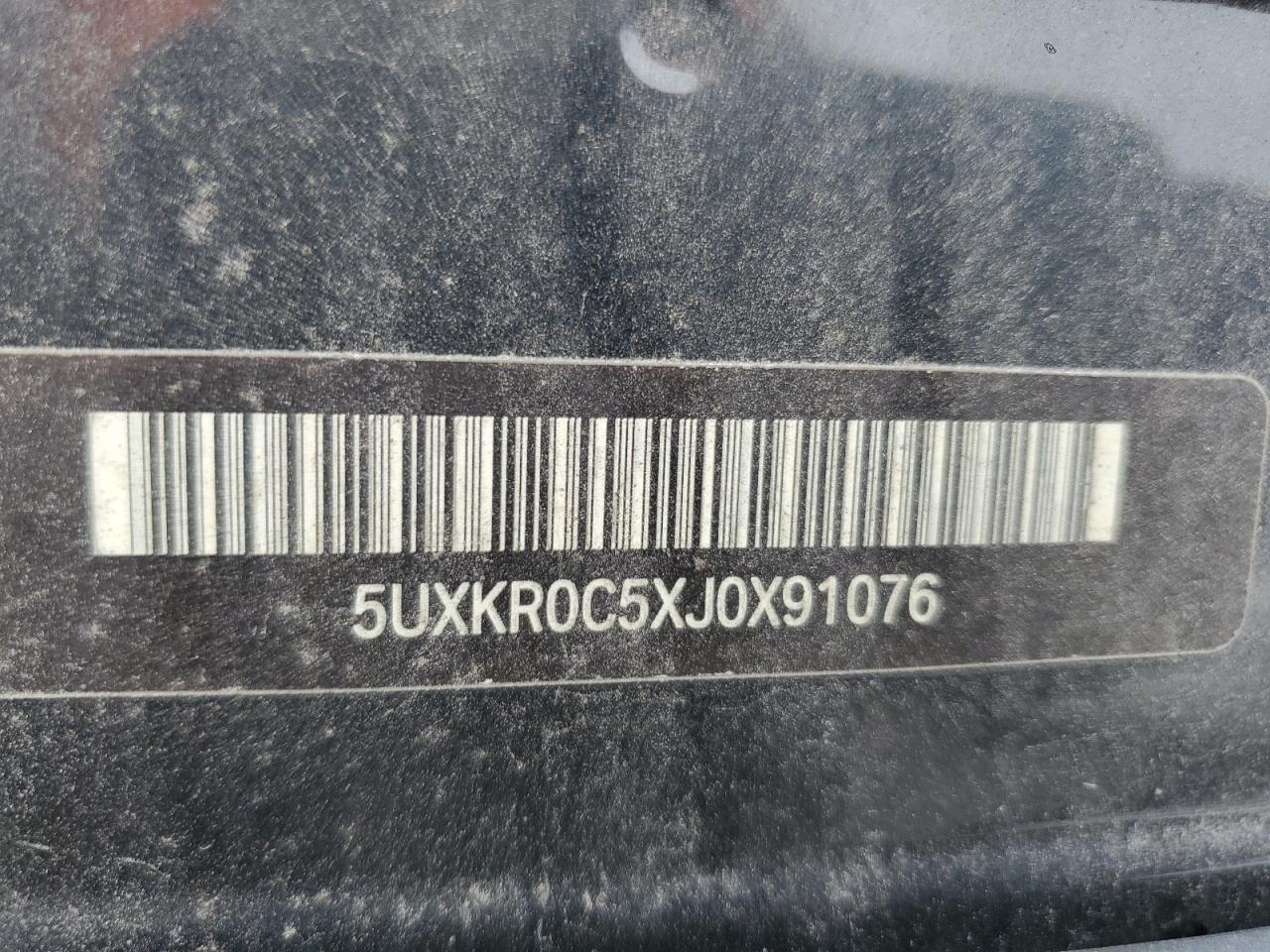 2018 BMW X5 xDrive35I VIN: 5UXKR0C5XJ0X91076 Lot: 64645814