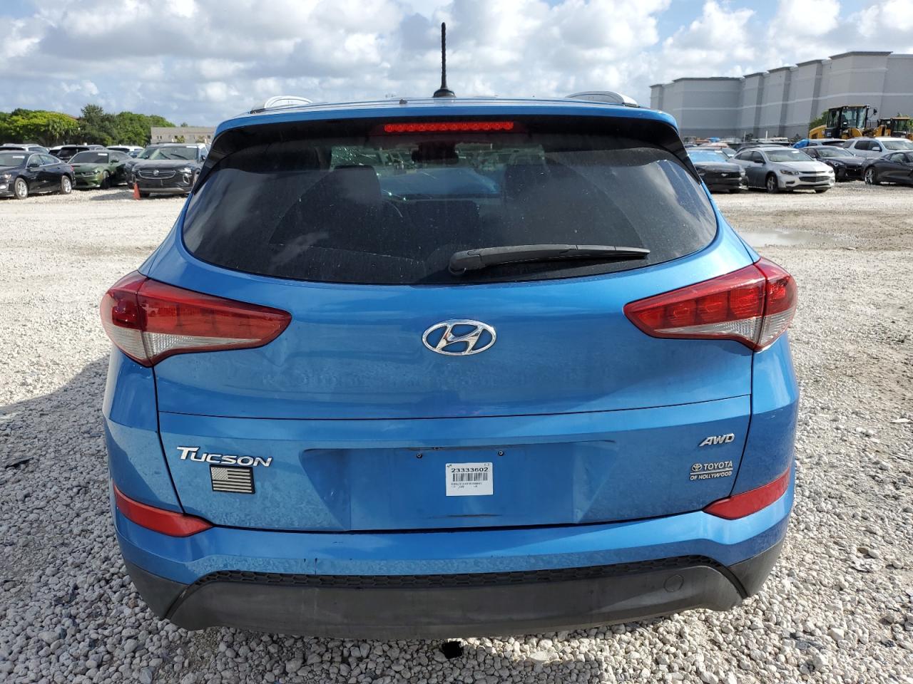 2017 Hyundai Tucson Limited VIN: KM8J3CA43HU290040 Lot: 64419814