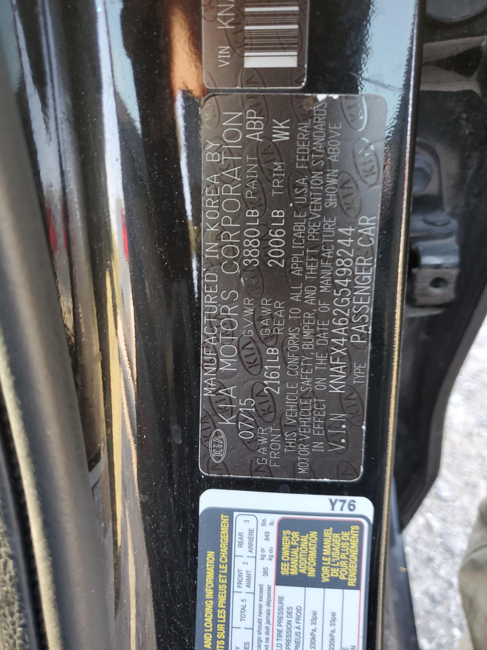 KNAFX4A62G5498244 2016 Kia Forte Lx