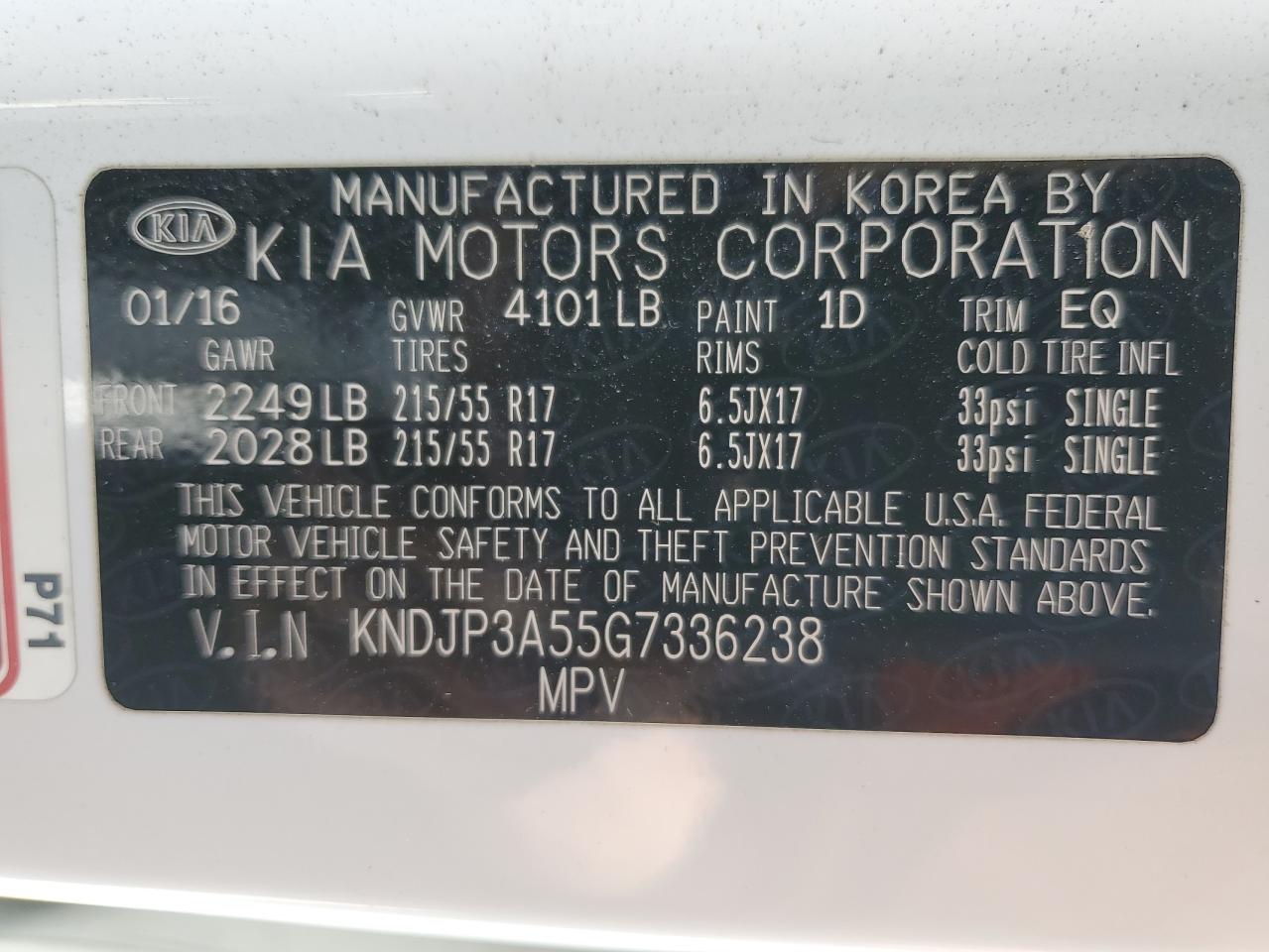 KNDJP3A55G7336238 2016 Kia Soul +