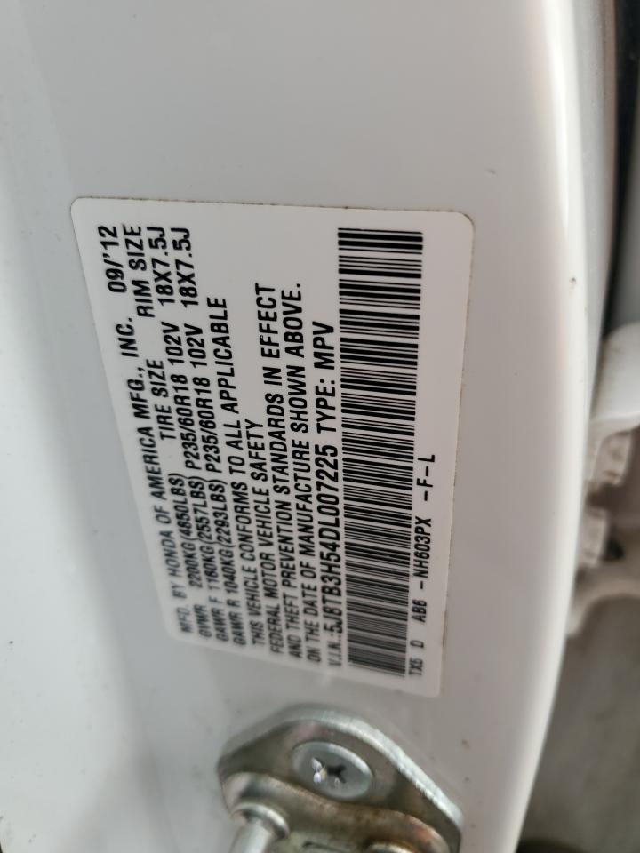 2013 Acura Rdx Technology VIN: 5J8TB3H54DL007225 Lot: 62473414