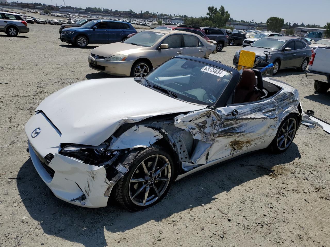 2022 Mazda Mx-5 Miata Grand Touring VIN: JM1NDAD72N0507075 Lot: 63724034