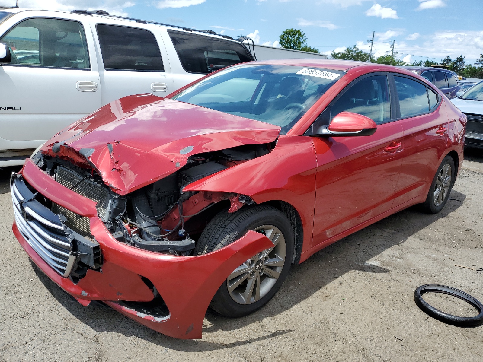 2018 Hyundai Elantra Sel vin: 5NPD84LF0JH301552