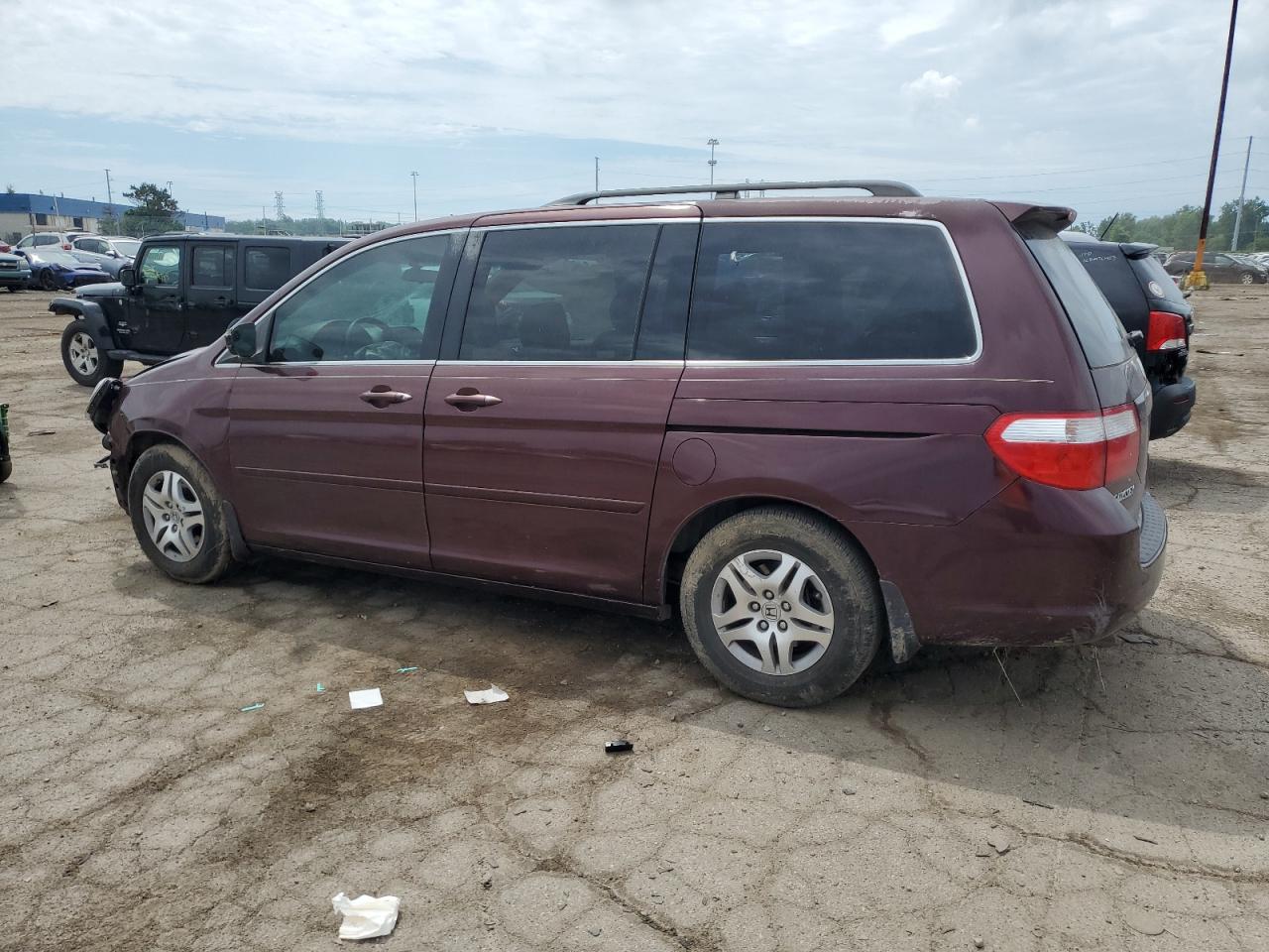 2007 Honda Odyssey Ex VIN: 5FNRL38467B046614 Lot: 62008224