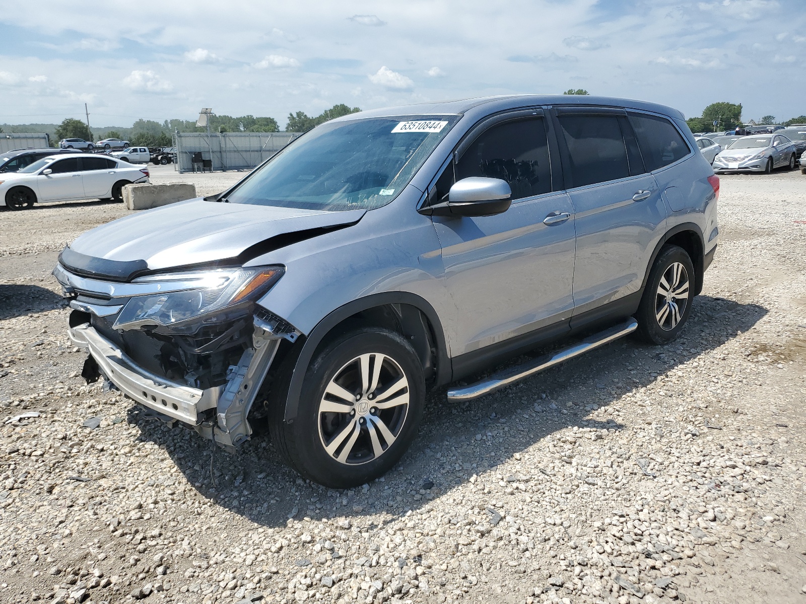 2017 Honda Pilot Exl vin: 5FNYF6H53HB034483