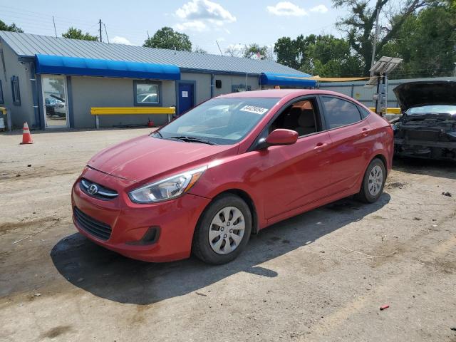 Sedans HYUNDAI ACCENT 2017 Czerwony