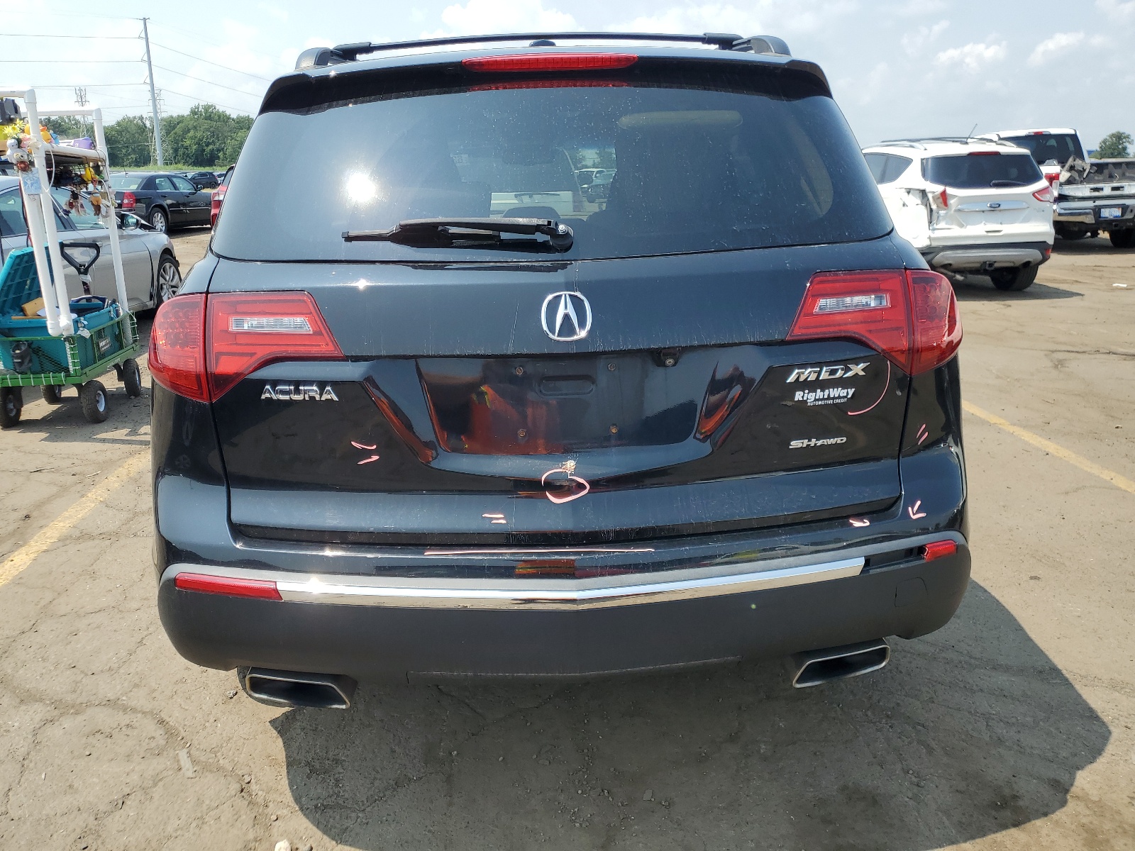 2HNYD2H42AH514594 2010 Acura Mdx Technology
