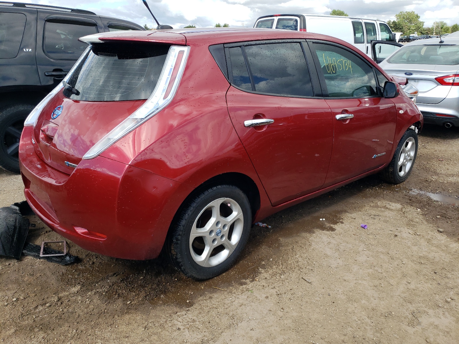 2012 Nissan Leaf Sv vin: JN1AZ0CP4CT023208