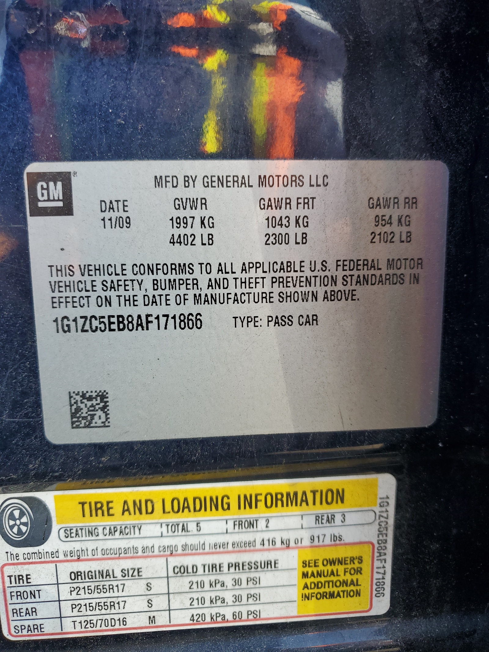 1G1ZC5EB8AF171866 2010 Chevrolet Malibu 1Lt