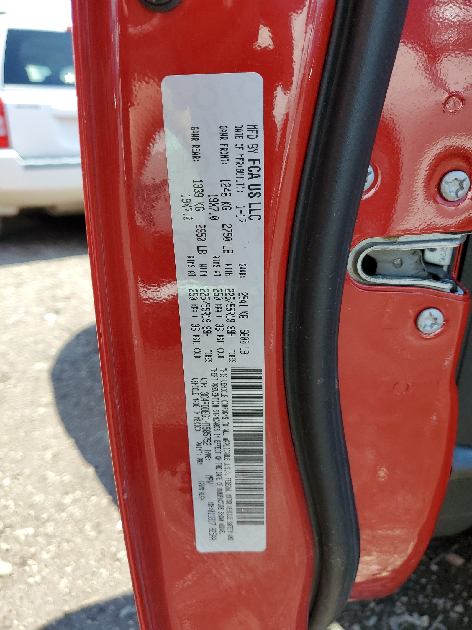 3C4PDDEG1HT585752 2017 Dodge Journey Gt