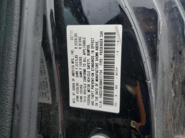 1HGCS1B38BA011704 | 2011 Honda accord lx-s