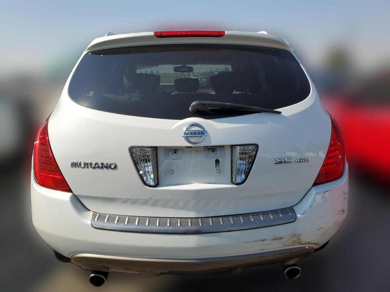 2006 Nissan Murano Sl VIN: JN8AZ08WX6W511986 Lot: 61863524