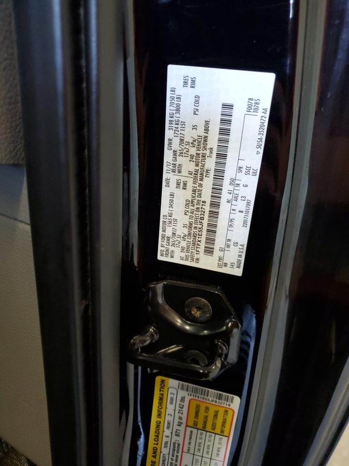 2018 Ford F150 Super Cab VIN: 1FTFX1E55JFB32718 Lot: 63214784