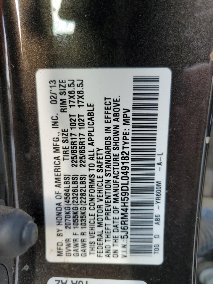 2013 Honda Cr-V Ex VIN: 5J6RM4H59DL049182 Lot: 65297744