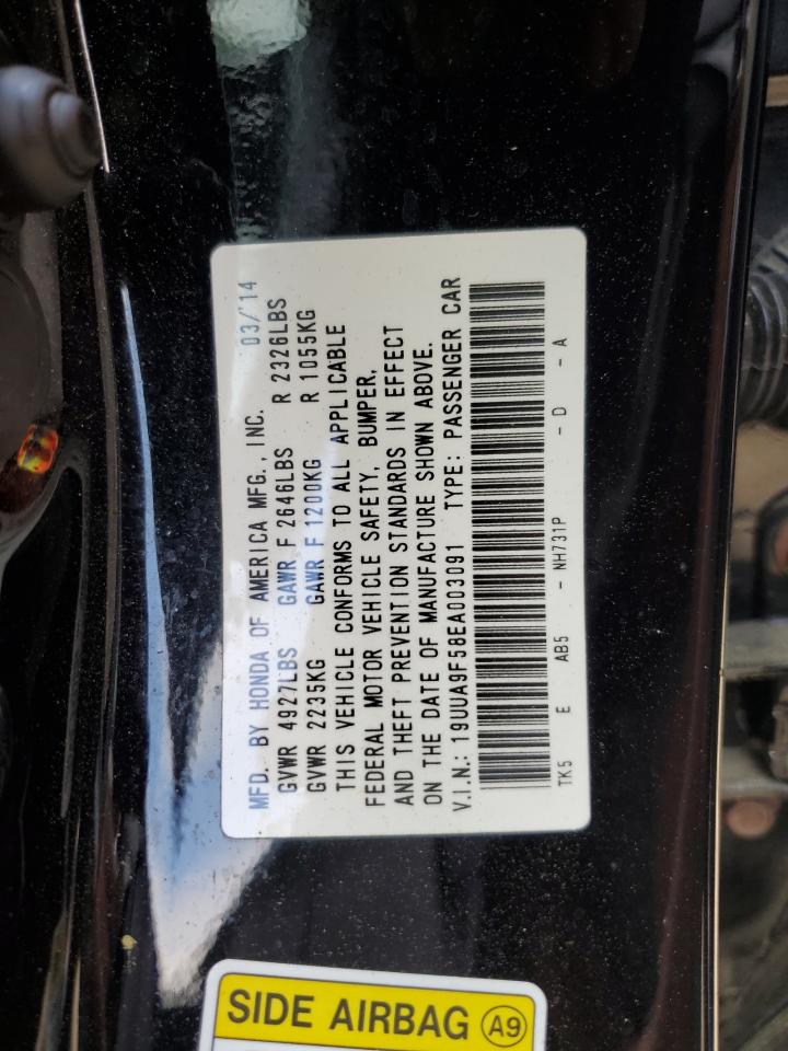 2014 Acura Tl Tech VIN: 19UUA9F58EA003091 Lot: 60059854