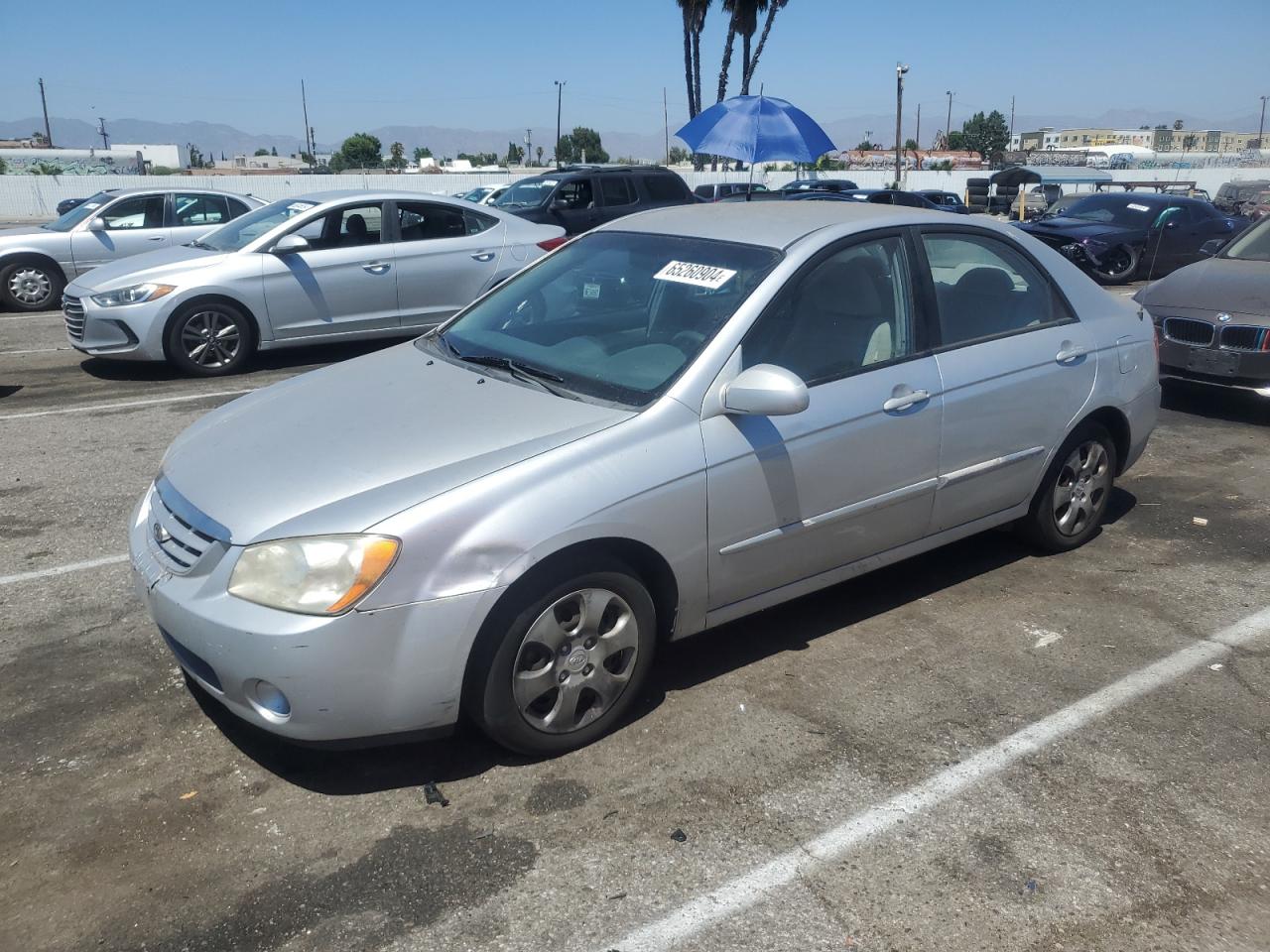 2006 Kia Spectra Lx VIN: KNAFE122665273985 Lot: 65260904