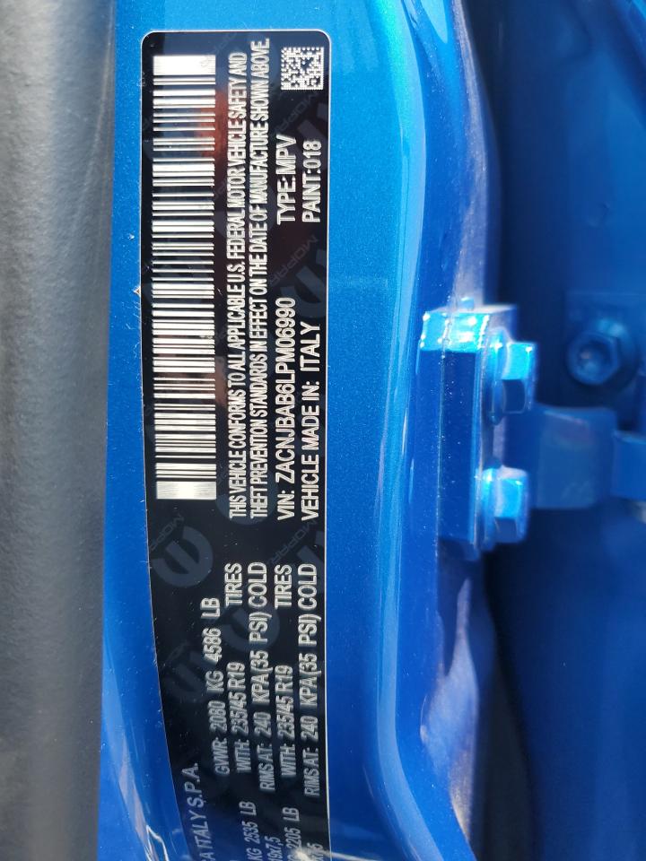 2020 Jeep Renegade Sport VIN: ZACNJBAB6LPM06990 Lot: 62873894