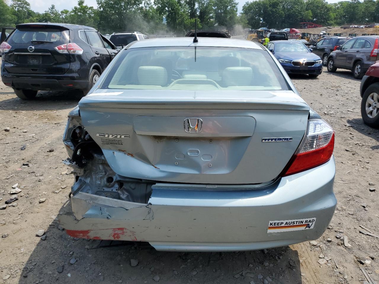 JHMFB4F25CS009806 2012 Honda Civic Hybrid