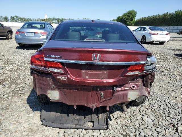  HONDA CIVIC 2014 Burgundy