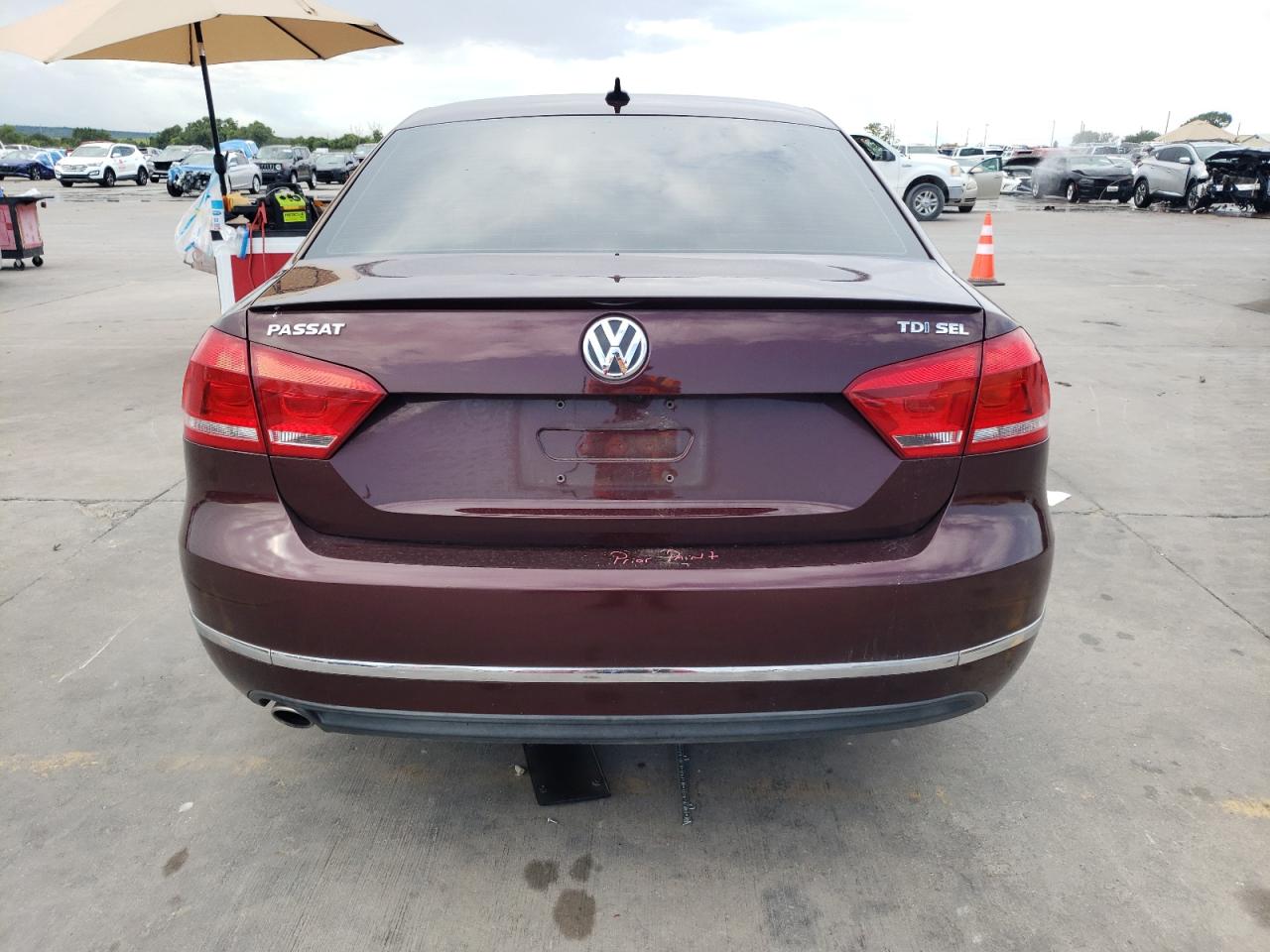 2013 Volkswagen Passat Sel VIN: 1VWCN7A3XDC142969 Lot: 64064724