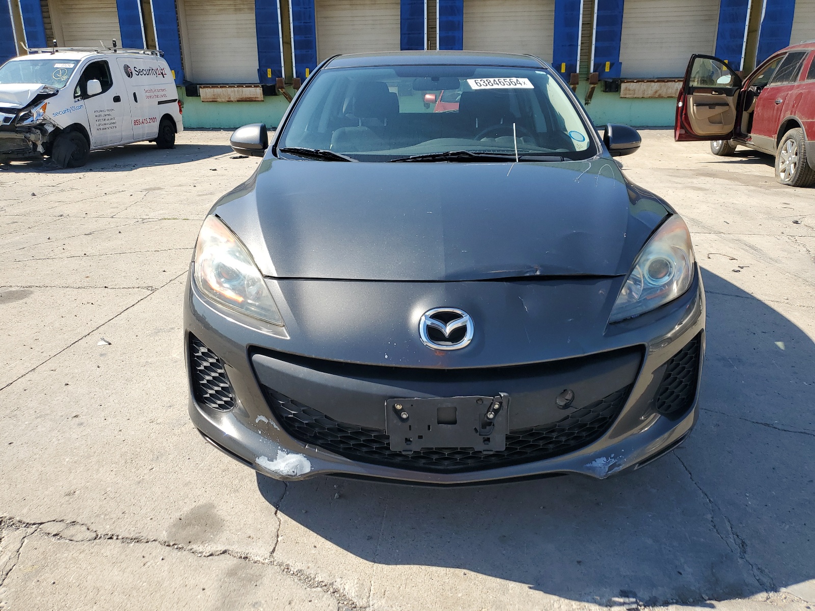 2012 Mazda 3 I vin: JM1BL1L86C1642891