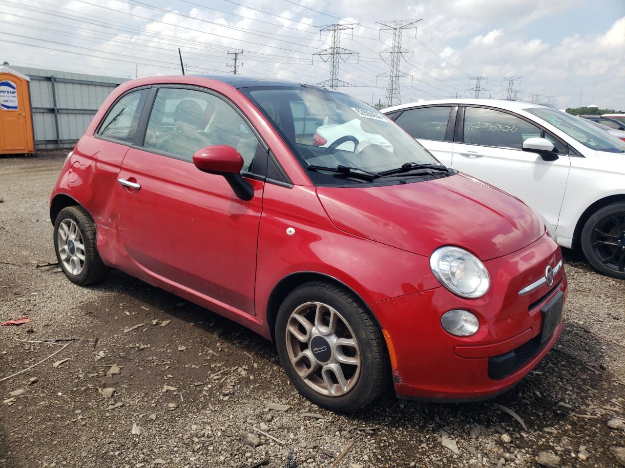 2013 Fiat 500 Pop VIN: 3C3CFFAR2DT531225 Lot: 62808454
