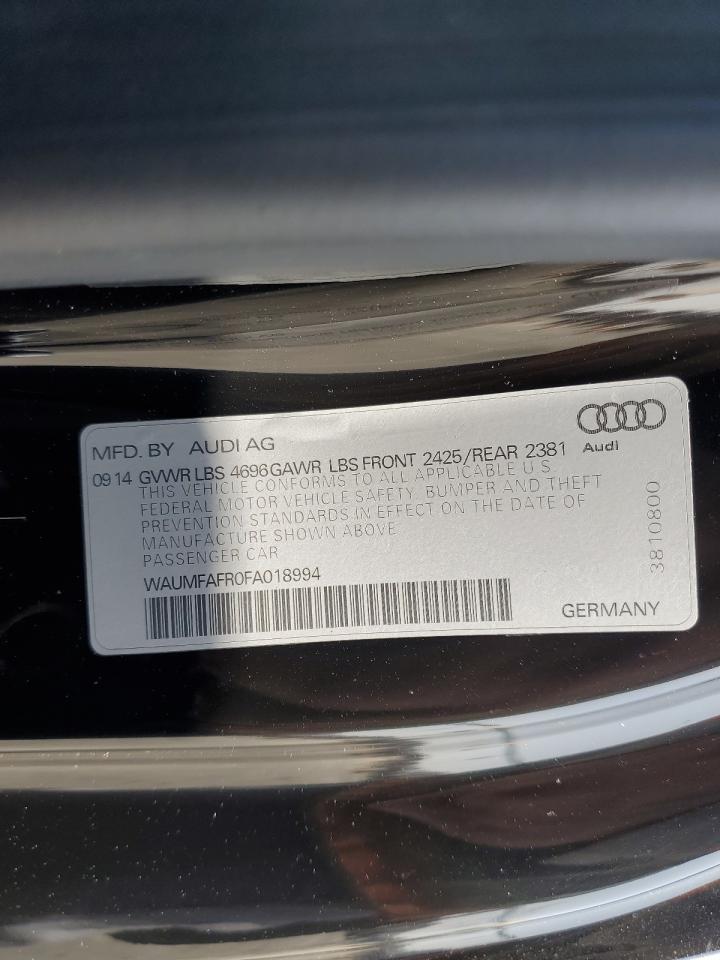 WAUMFAFR0FA018994 2015 Audi A5 Premium Plus