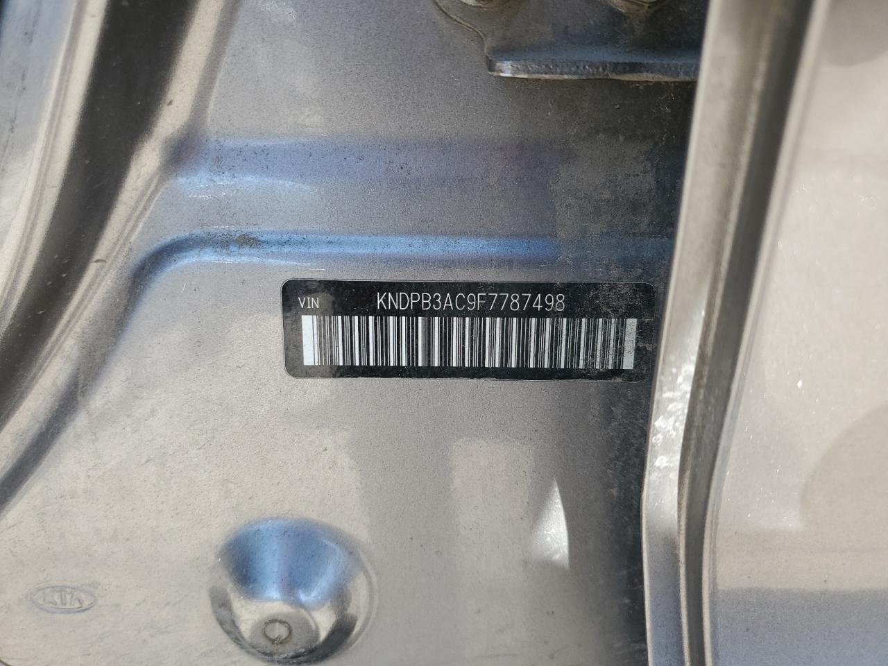 2015 Kia Sportage Lx VIN: KNDPB3AC9F7787498 Lot: 62742574