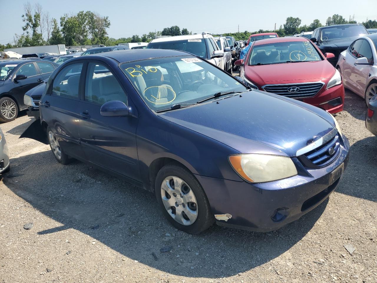 2006 Kia Spectra Lx VIN: KNAFE121X65287198 Lot: 60137584