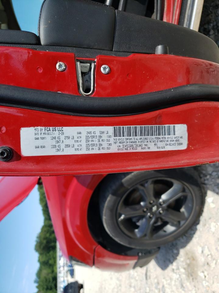 2020 Dodge Journey Crossroad VIN: 3C4PDCGB9LT201043 Lot: 60872954