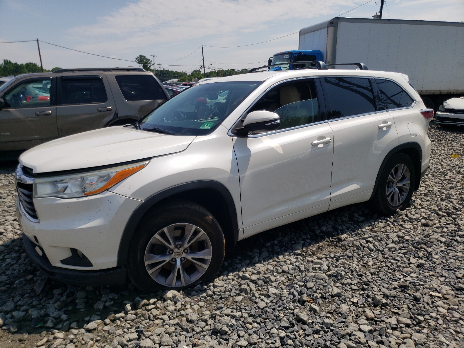 5TDBKRFH3ES062257 2014 Toyota Highlander Le