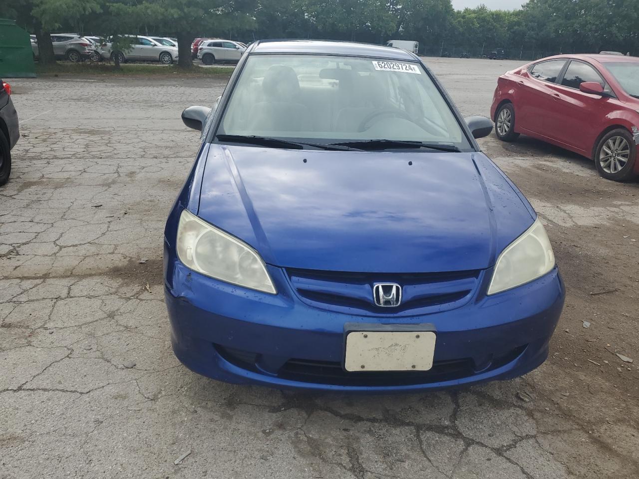 2004 Honda Civic Dx Vp VIN: 1HGES16314L004961 Lot: 62029724