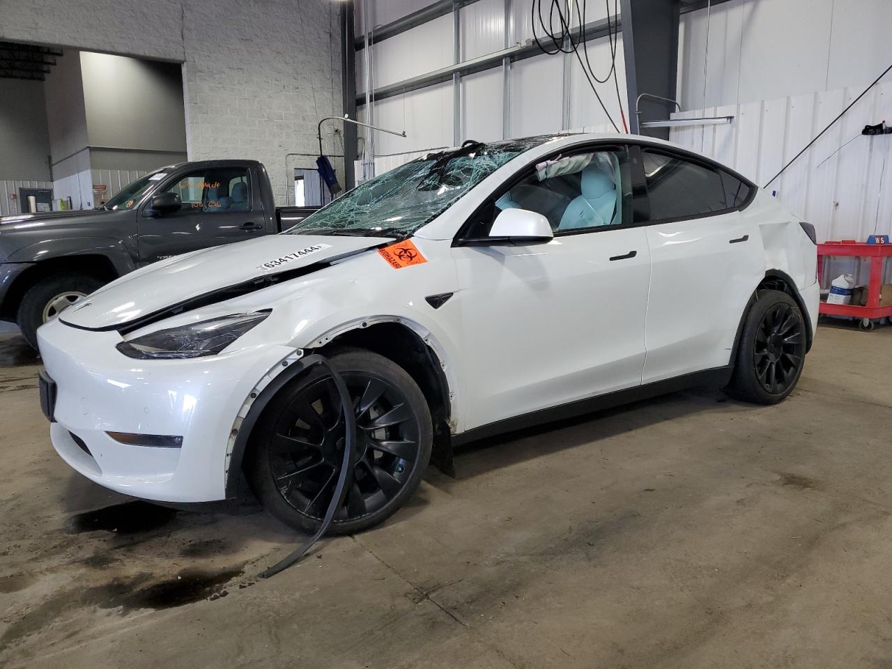 2022 Tesla Model Y VIN: 7SAYGAEE3NF546991 Lot: 63417444